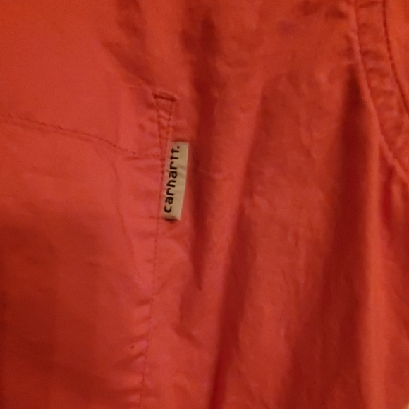 Dark orange button down. - Picture 3 of 3